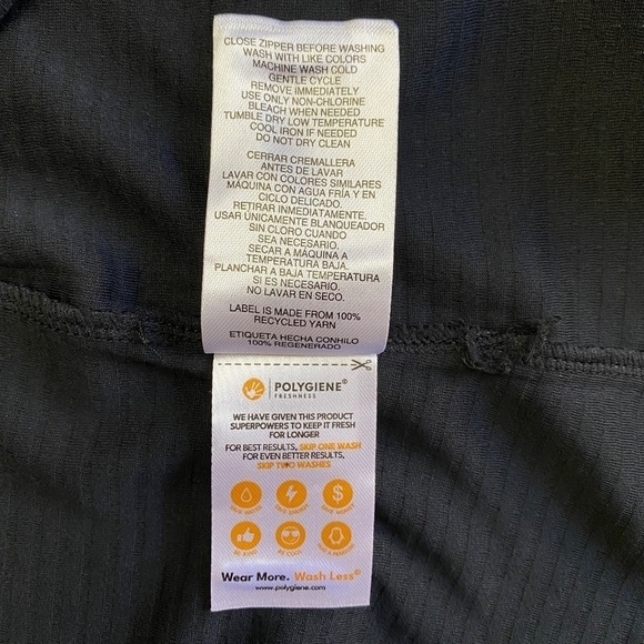 Mondetta Ladies' Quarter-Zip Pullover, Zippered Pockets, Black, X-Large NWT - Picture 16 of 16